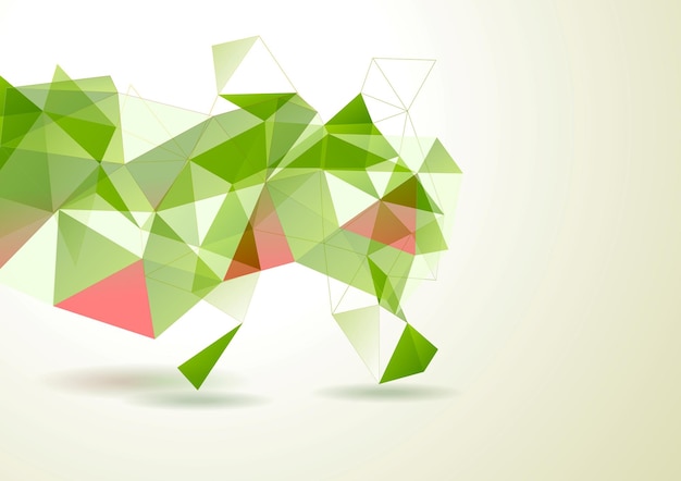 Fondo vectorial geométrico brillante