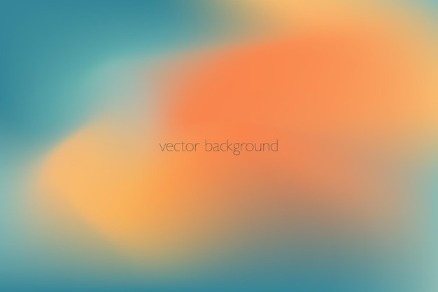 Fondo vectorial con gradiente Abstracción de transición suave de color verde y naranja