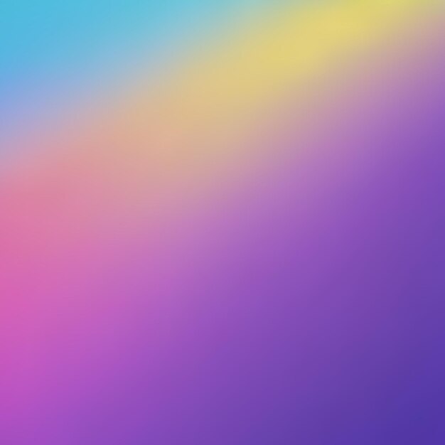 Fondo vectorial de gradiente amarillo púrpura y azul vibrante