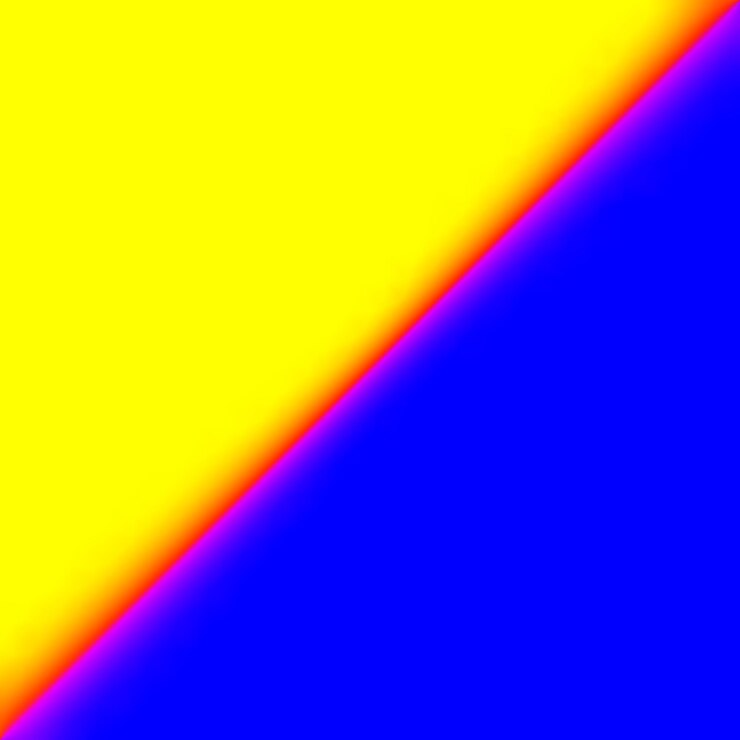 Vector fondo vectorial de gradiente azul y amarillo