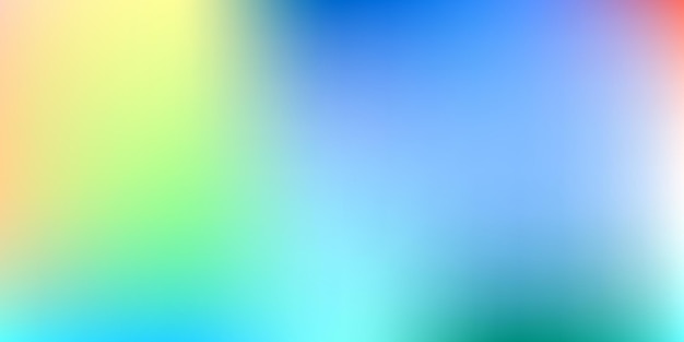 fondo vectorial de gradiente de luz borrosa de colores