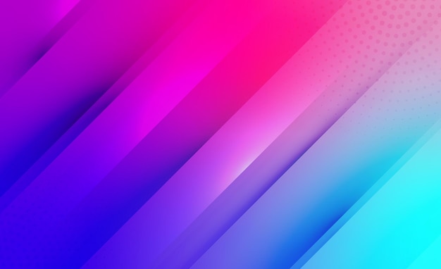 Fondo vectorial de gradiente multicolor vibrante para proyectos de diseño