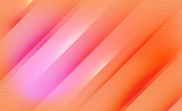 Fondo vectorial con gradiente pastel borroso en tonos naranja y rosa