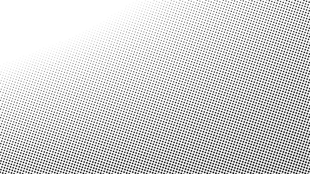 Fondo vectorial de gradiente vertical puntos de medio tono textura de plantilla de arte pop
