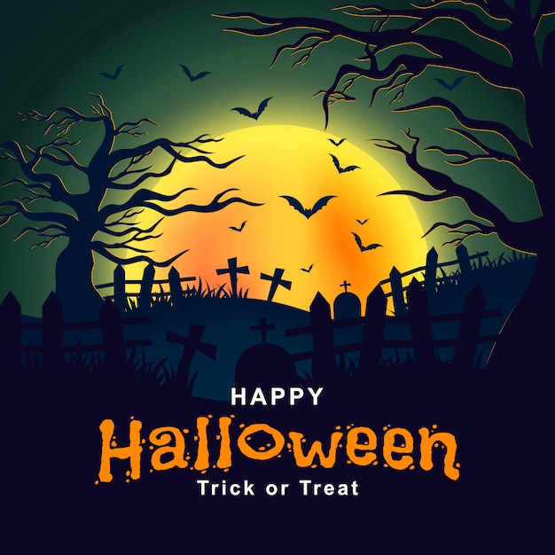 El fondo vectorial de Halloween feliz