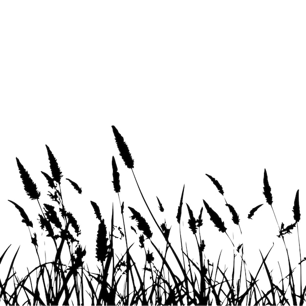 Fondo vectorial de hierba