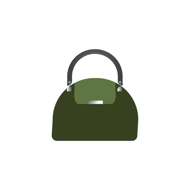 El fondo vectorial del icono de la bolsa de la mujer