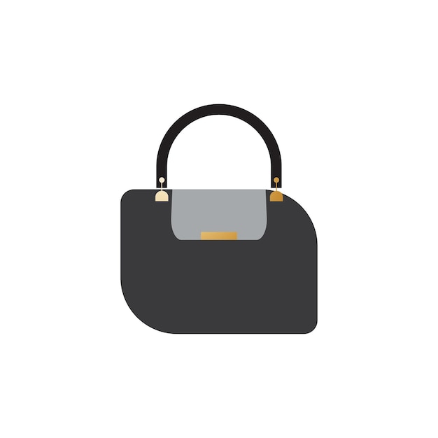 El fondo vectorial del icono de la bolsa de la mujer