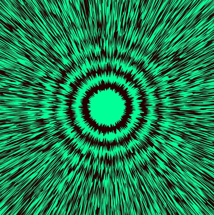 fondo vectorial de ilusión óptica psicodélica