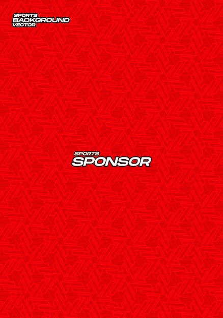 Fondo vectorial Líneas rojas Motivo para la textura del patrón de sublimación de la camiseta deportiva