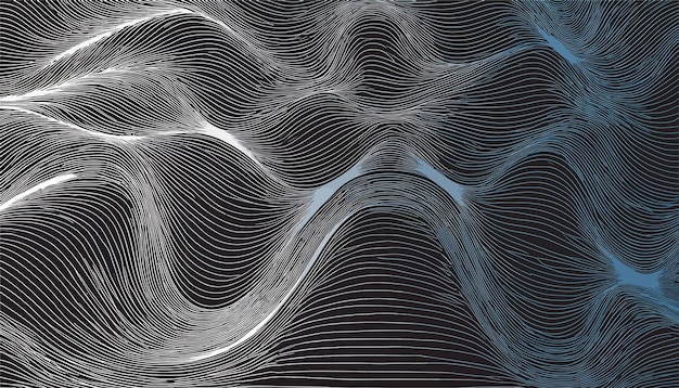 Fondo vectorial de líneas topográficas