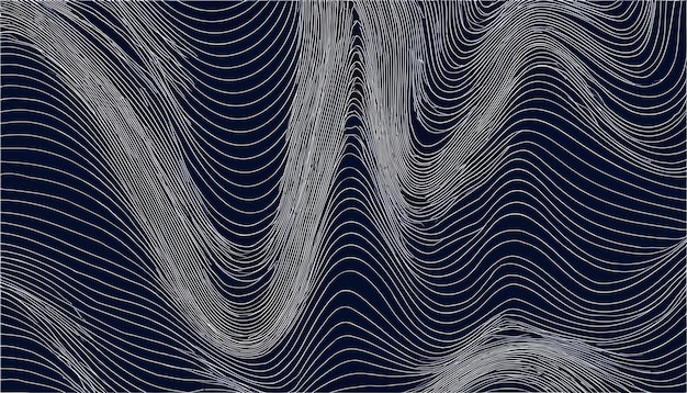 Fondo vectorial de líneas topográficas