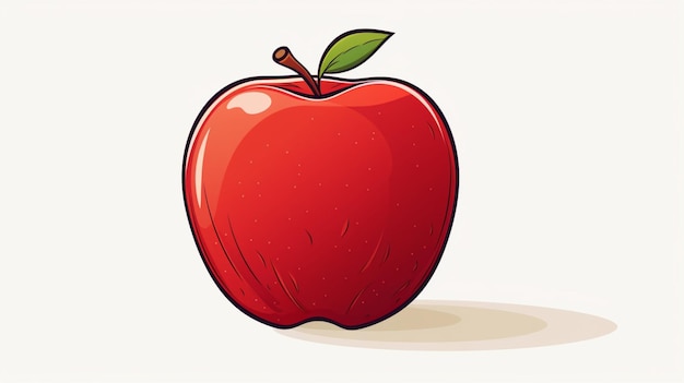 Vector el fondo vectorial de la manzana