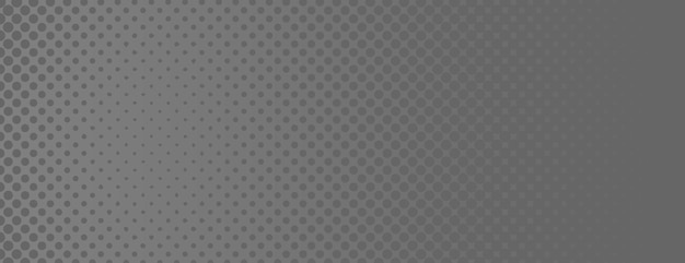 Fondo vectorial de medio tono gris con efecto de gradiente texturizado de medio tono con patrón punteado mínimo
