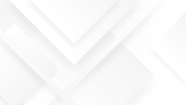 Fondo vectorial monocromático blanco abstracto para diseño folleto de sitio web folleto de fondo blanco geométrico para presentación de certificados página de aterrizaje