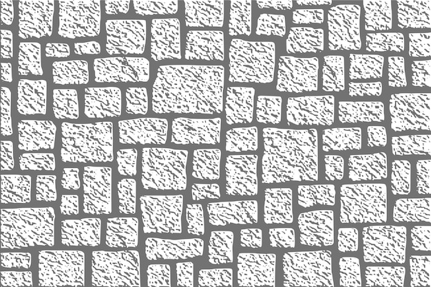 Vector fondo vectorial, muro de piedra, tonos de gris