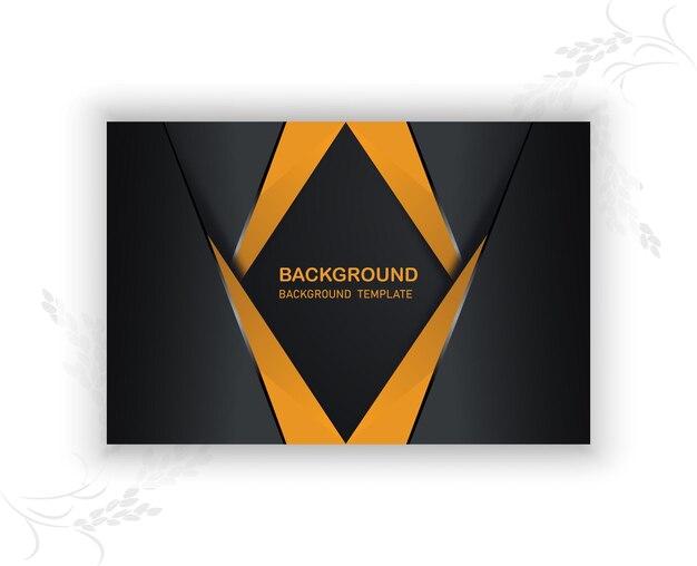 Fondo vectorial negro con elementos curvos rojos y azules concepto corporativo diseño vectorial uso corte de papel