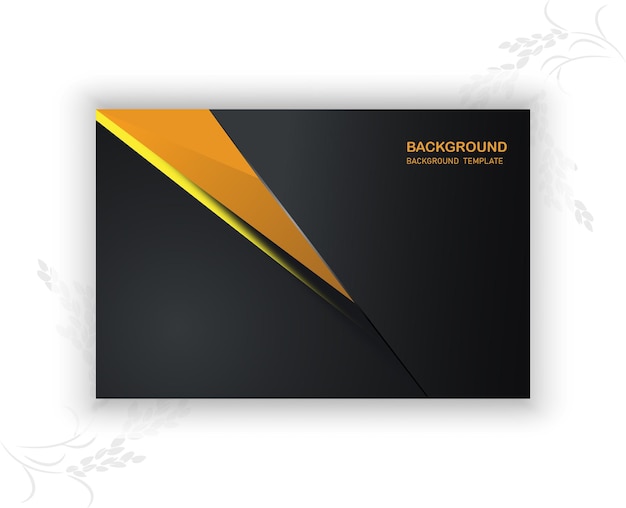 Fondo vectorial negro con elementos curvos rojos y azules concepto corporativo diseño vectorial uso corte de papel