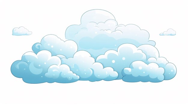 Vector fondo vectorial de las nubes