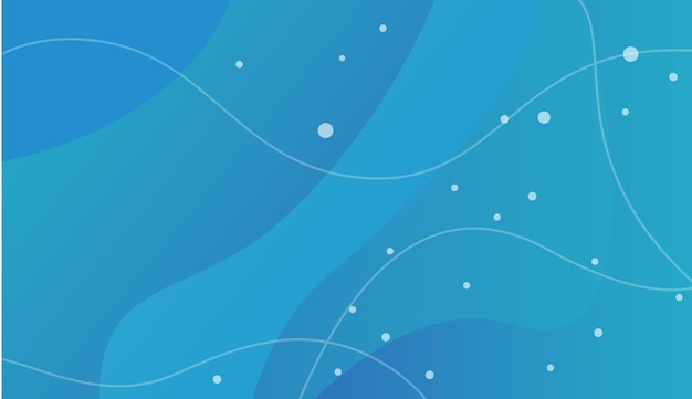 Fondo vectorial con ondas azules