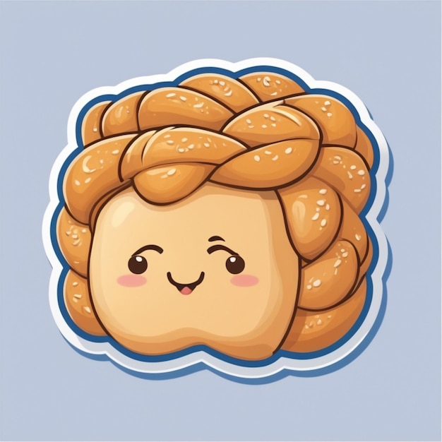 El fondo vectorial del pan Challah