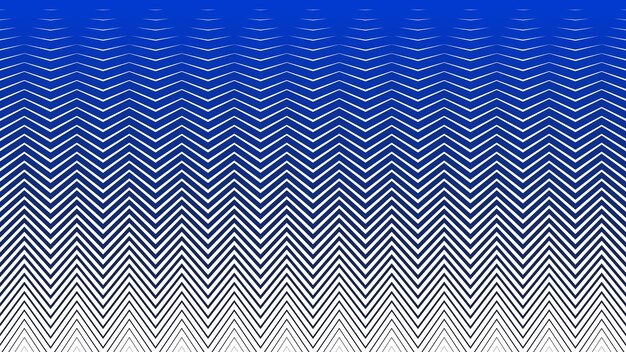 Fondo vectorial de patrón sin costuras de línea zigzag azul para diseño y decoración modernos