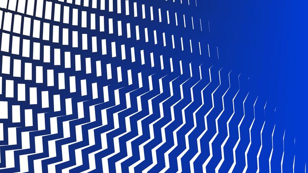 Fondo vectorial de patrón sin costuras de línea zigzag azul para diseño y decoración modernos