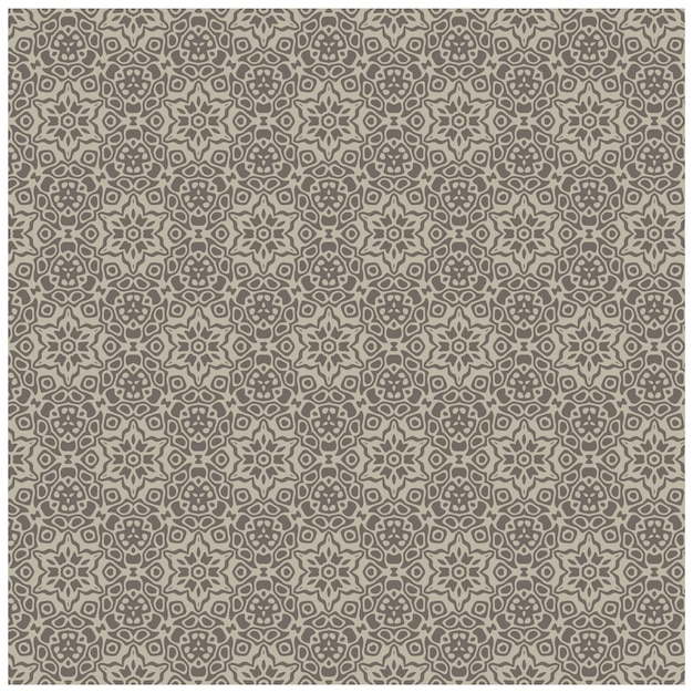 Fondo vectorial de patrón faux arabesque sin costura