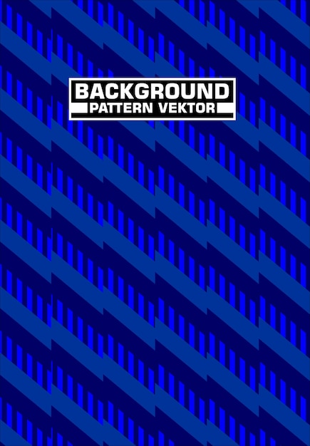 Fondo vectorial de patrones geométricos azules abstractos