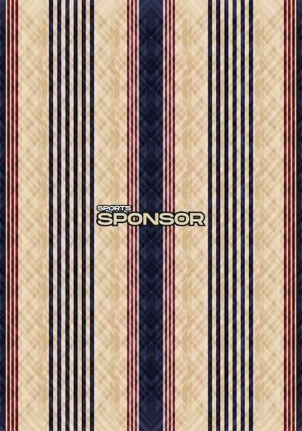 Fondo vectorial con rayas vintage para textura de patrón de sublimación de jersey deportivo
