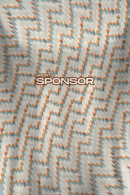 Fondo vectorial Resumen para camiseta deportiva Sublimación de tela Textura de patrón textil