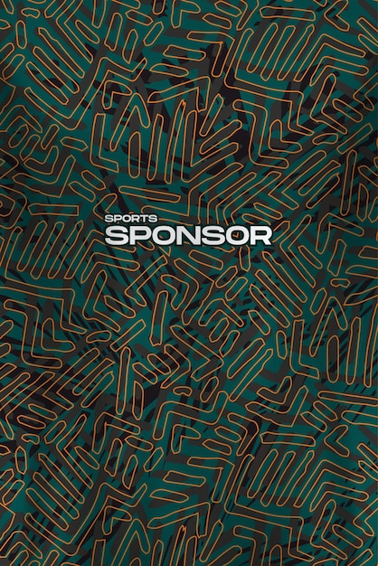 Fondo vectorial Resumen para camiseta deportiva Sublimación de tela Textura de patrón textil