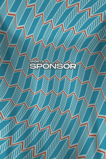 Fondo vectorial Resumen para camiseta deportiva Sublimación de tela Textura de patrón textil