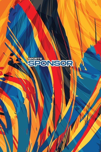 Fondo vectorial Resumen para camiseta deportiva Sublimación de tela Textura de patrón textil
