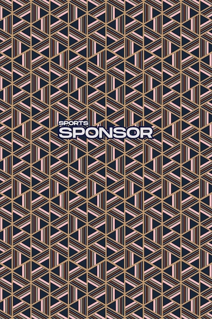 Fondo vectorial Resumen para camiseta deportiva Sublimación de tela Textura de patrón textil
