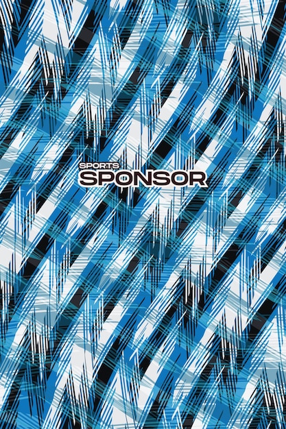 Fondo vectorial Resumen para camiseta deportiva Sublimación de tela Textura de patrón textil