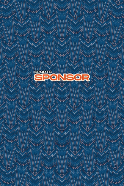 Fondo vectorial Resumen para camiseta deportiva Sublimación de tela Textura de patrón textil