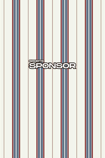 Fondo vectorial Retro Stripe para camiseta deportiva Sublimación de tela Textura de patrón textil