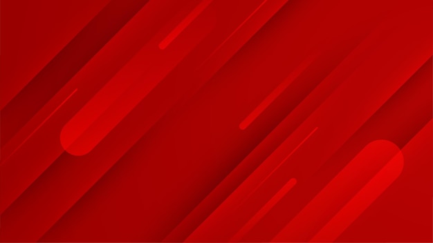Fondo vectorial rojo abstracto con rayas
