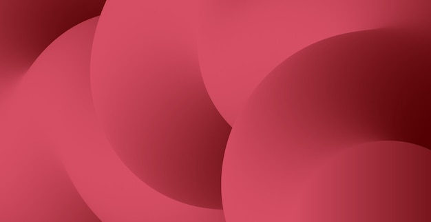 Fondo vectorial rosa abstracto con curvas suaves y gradientes suaves