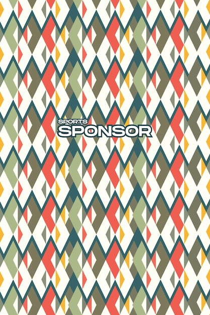 Fondo vectorial para la textura del patrón de sublimación de la camiseta deportiva