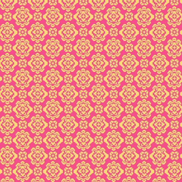 Fondo vectorial tradicional indonesio de Songket