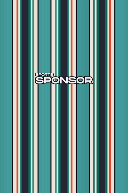 Fondo vectorial Vintage rayas retro para camiseta deportiva Sublimación de tela Textura de patrón textil
