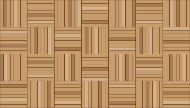 Fondo vectorizado, aspecto de paneles de madera o suelo de parquet. rústico en tono marrón