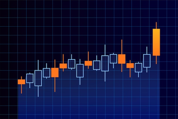 Fondo de velas para negocios comerciales