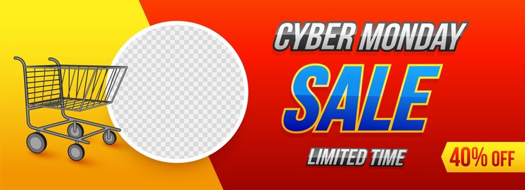 Vector fondo de venta cyber monday.