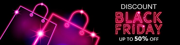 Fondo de venta de descuento de banner de viernes negro