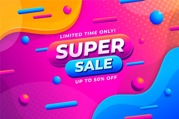 Fondo de venta en gradiente