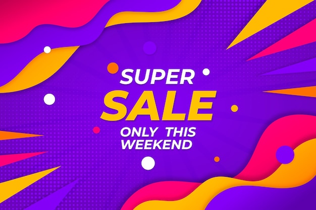 Fondo de venta en gradiente
