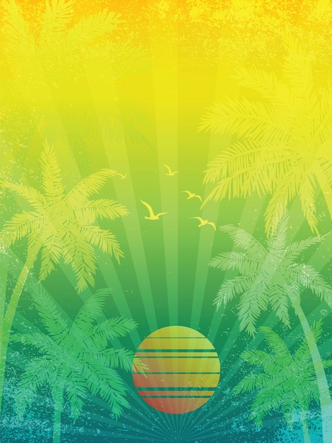 Vector fondo de verano